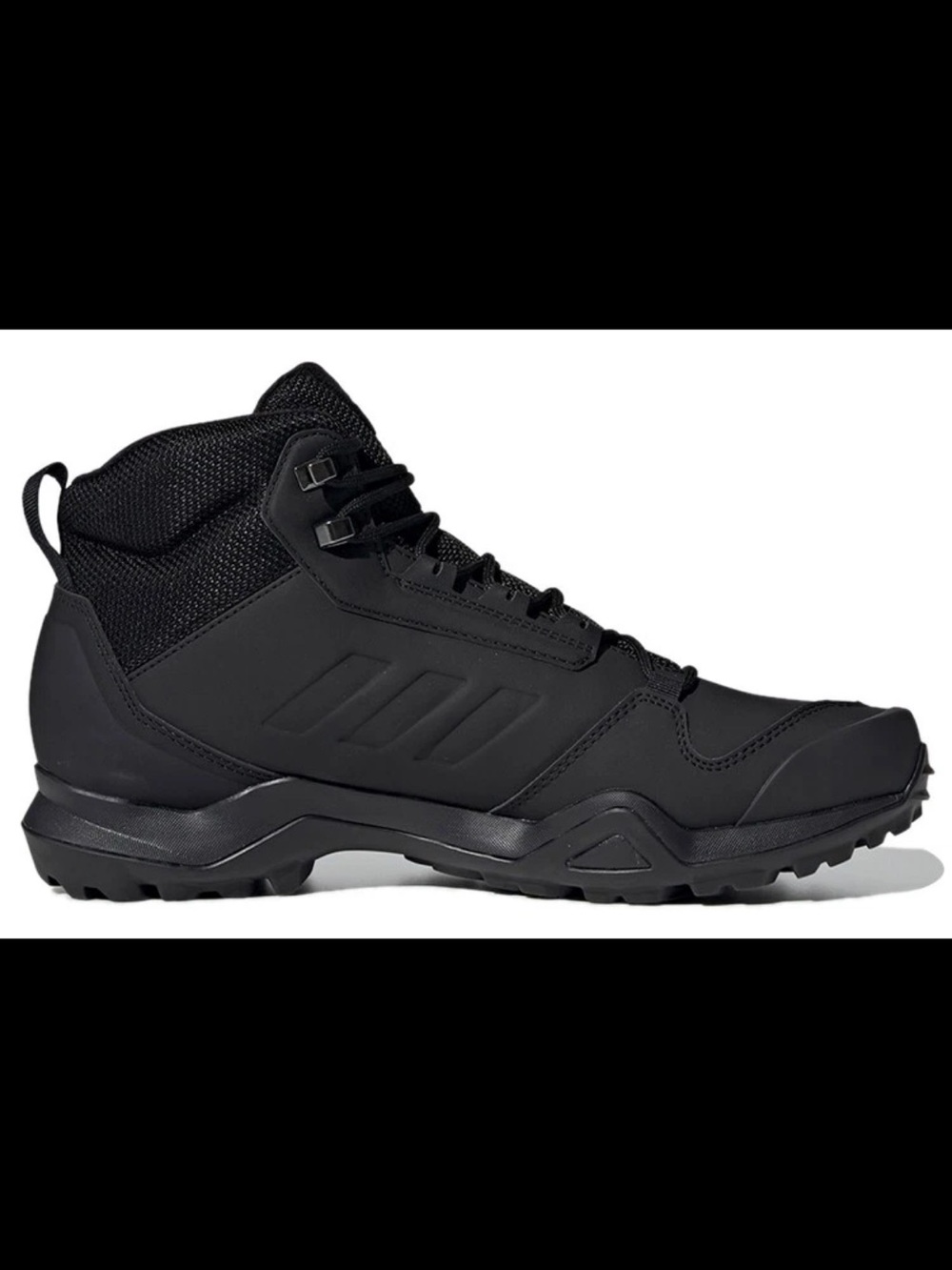 adidas Terrex AX3 Beta Mid Climawarm Men's Black Waterproof Hiking Boots - Picture 2 of 6